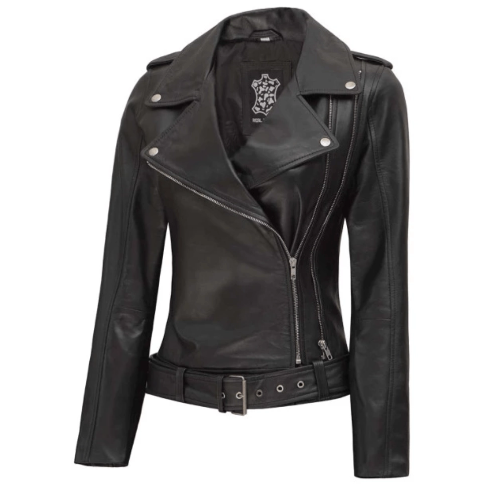 bikerjacke-schwarz-frauen-mit-asymmetrischem-kragenstil
