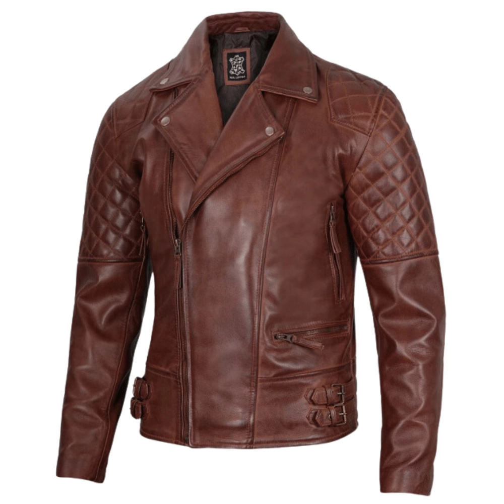 manner-bikerjacke-dunkelbraun-leder