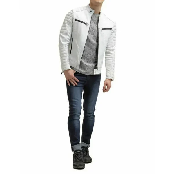 manner-weise-lederjacke-mit-taillen-knopfverschluss