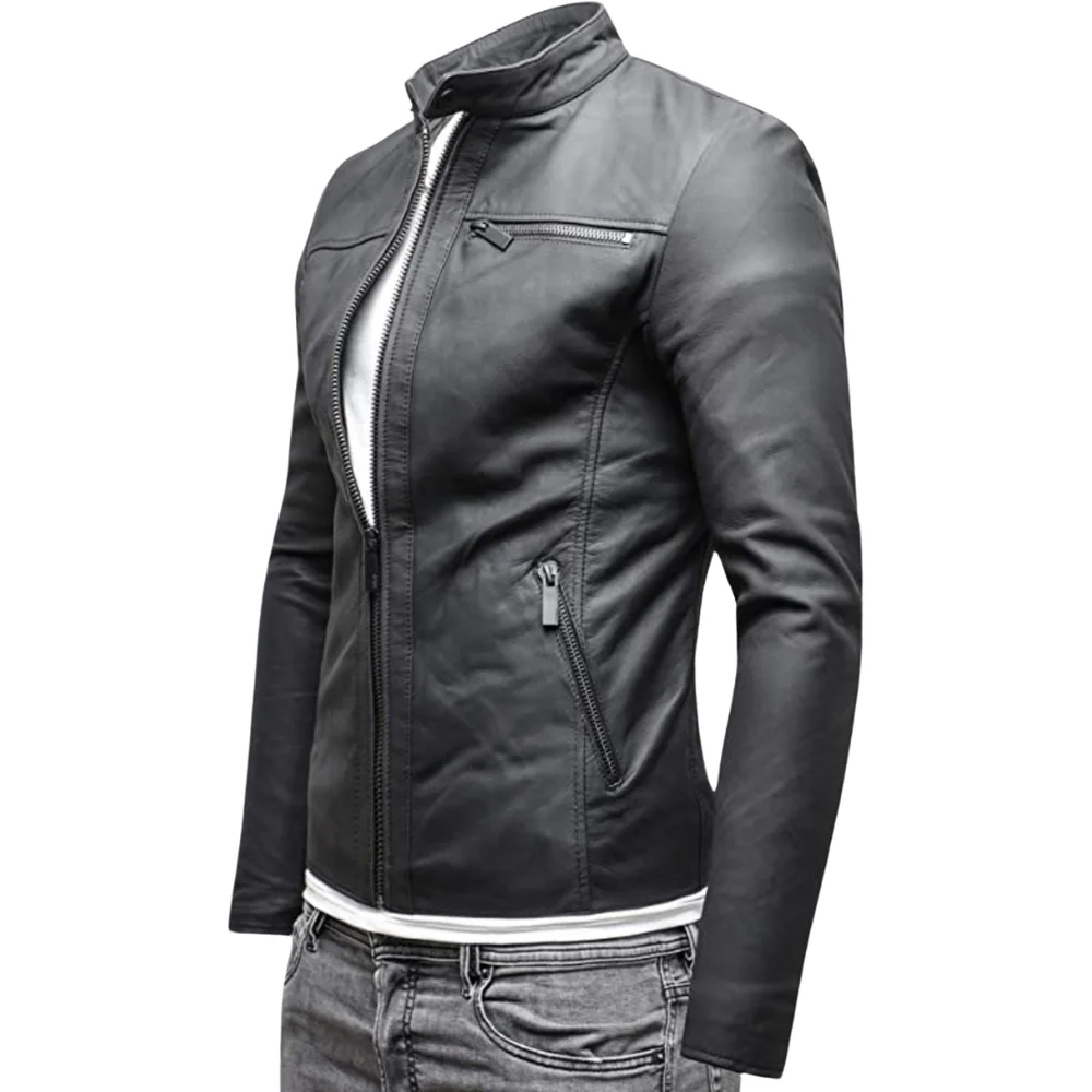 premium-klasse-schwarze-lederjacke-manner