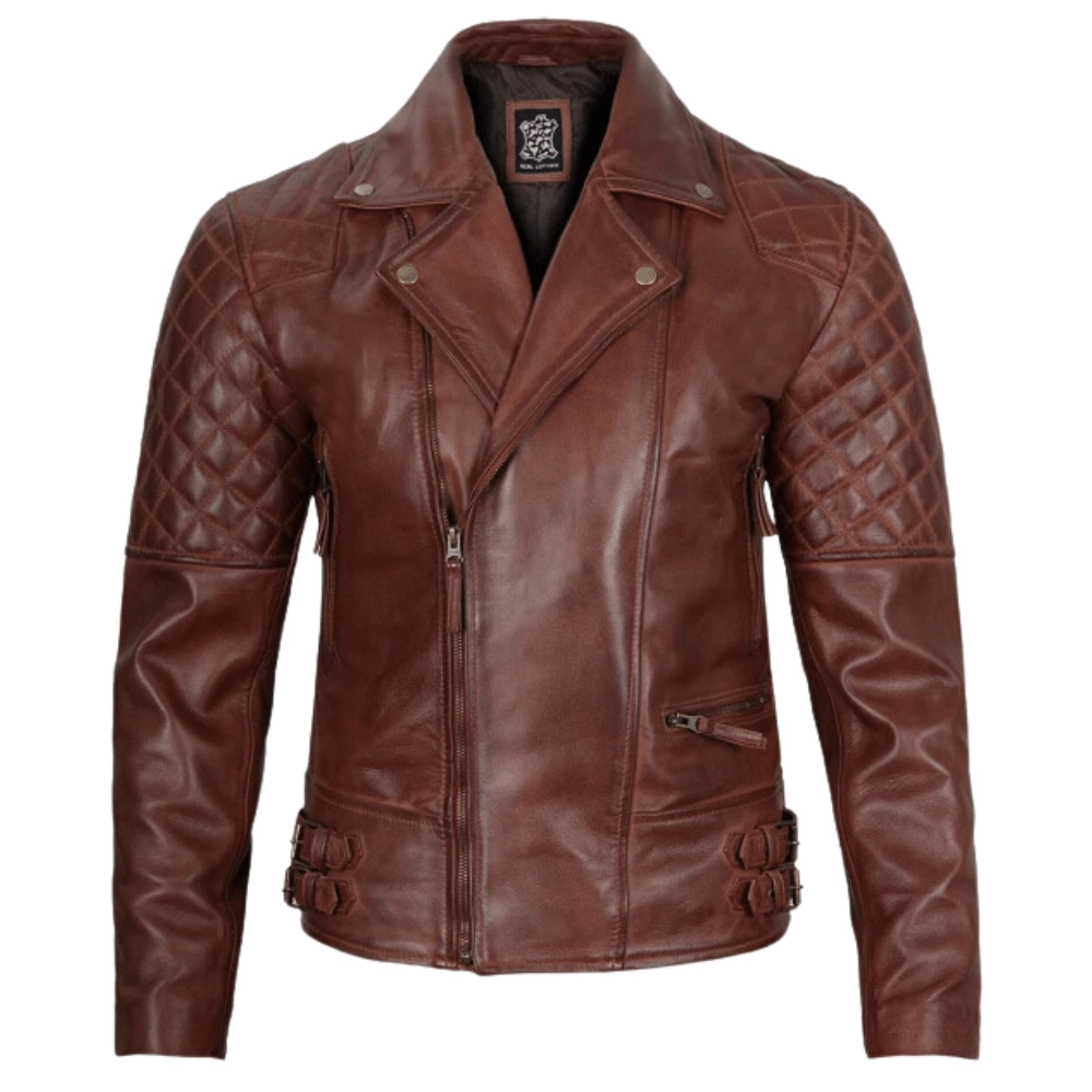 manner-dunkelbraun-leder-bikerjacke